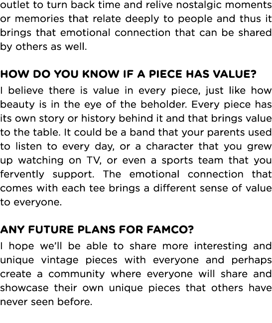 outlet to turn back time and relive nostalgic moments or memories that relate deeply to people and thus it brings tha   
